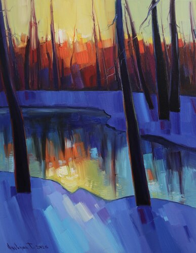 Winter morning by Tigran Avetyan, Painting for Sale on Singulart