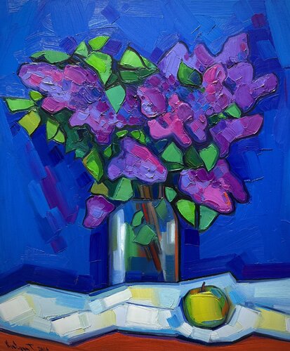 Lilac Flowers by Tigran Avetyan, 絵画 for Sale on Singulart