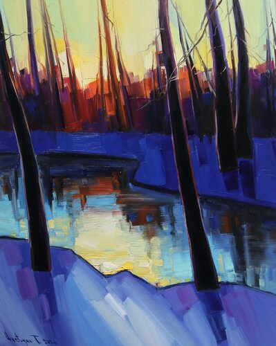 Winter morning de Tigran Avetyan, Pintura a la venta en Singulart