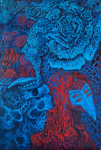 No comments - Coronavirus di Sergey Sklyarov, Pittura in vendita su Singulart