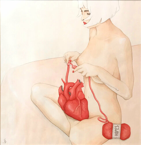 Big Hopes de Cris Valencia, Pintura a la venta en Singulart