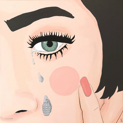 Cried bombs von Cris Valencia, Malerei kaufen auf Singulart