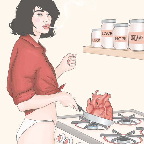 The recipe di Cris Valencia, Opera su carta in vendita su Singulart