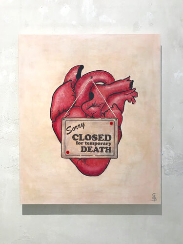 Closed for temporary death von Cris Valencia, Andere Medien kaufen auf Singulart