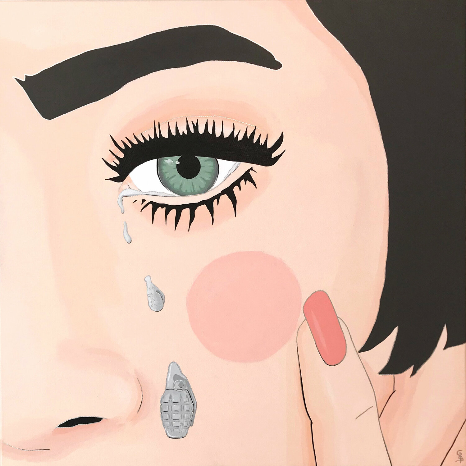 Cried bombs Cris Valencia