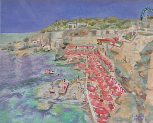 Cala Fontanelle van Carolina Polara, Schilderij te koop op Singulart