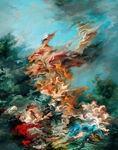 Triumph Of Divinity de Jason Engelbart, Digital a la venta en Singulart