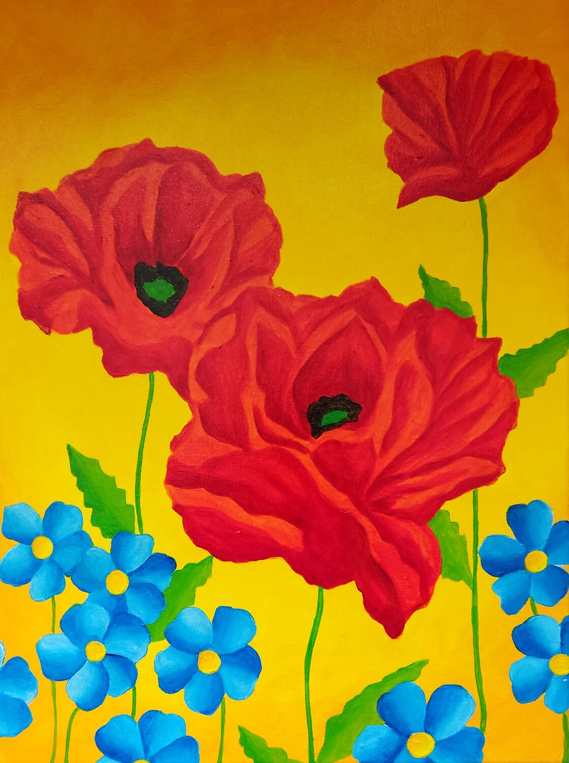 Springtime Peter Vamosi Origineel schilderij te koop