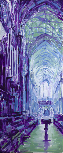 Cave of Crystal Purity von Alexander Klemens, Malerei kaufen auf Singulart