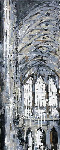 Interior of the temple N7 van Alexander Klemens, Schilderij te koop op Singulart