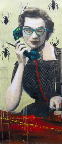 Spiders di Alexander Klemens, Pittura in vendita su Singulart