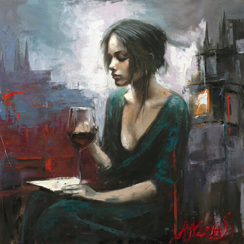 Conversations in our times van Alexander Klemens, Schilderij te koop op Singulart