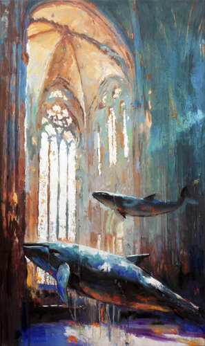 Harmony of two worlds van Alexander Klemens, Schilderij te koop op Singulart