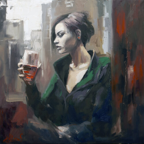 Conversations in our times di Alexander Klemens, Pittura in vendita su Singulart