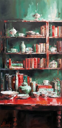 Tea Time van Alexander Klemens, Schilderij te koop op Singulart