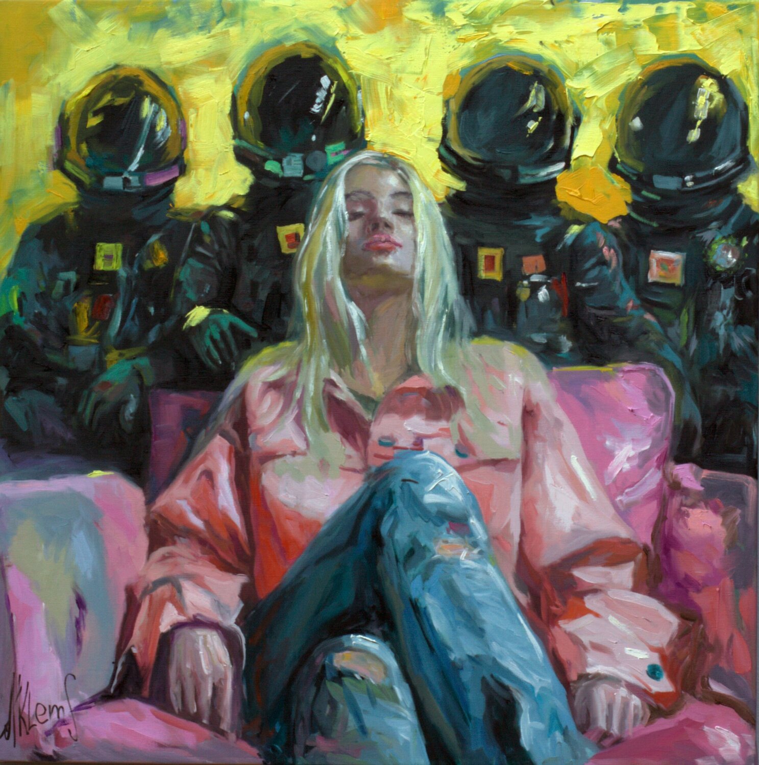 Lenka in Her Chair Alexander Klemens