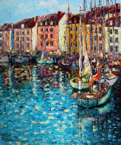 Boats van Haykuhi Khachatryan, Schilderij te koop op Singulart