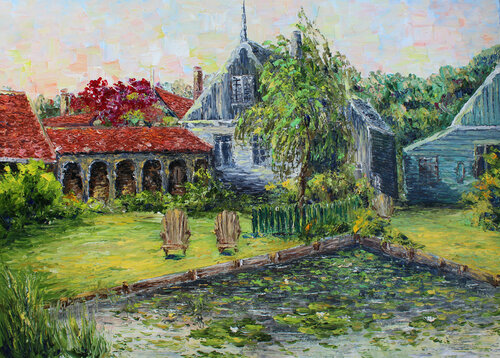 A village in the Netherlads by Haykuhi Khachatryan, Painting for Sale on Singulart