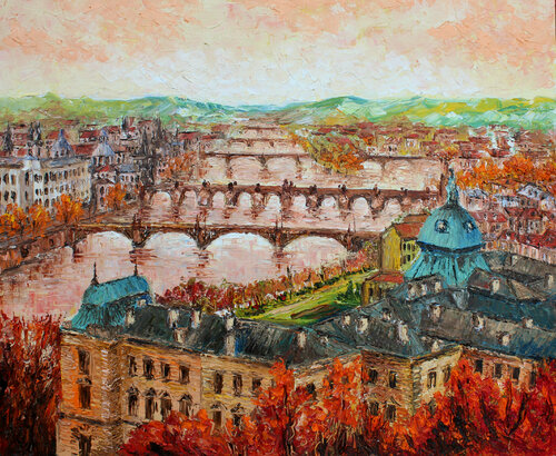 Prague van Haykuhi Khachatryan, Schilderij te koop op Singulart