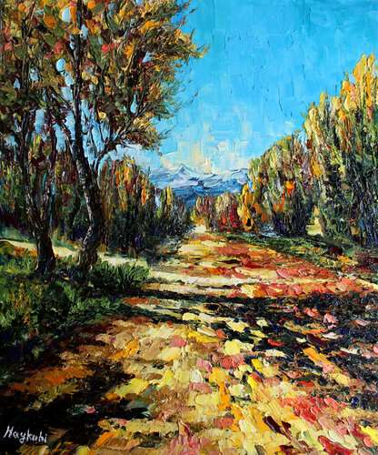 Autumn in Lori van Haykuhi Khachatryan, Schilderij te koop op Singulart