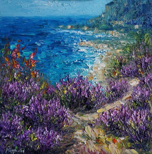 Sea Lavender par Haykuhi Khachatryan, Peinture en vente sur Singulart