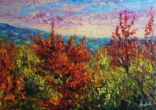 Autumn vibes van Haykuhi Khachatryan, Schilderij te koop op Singulart