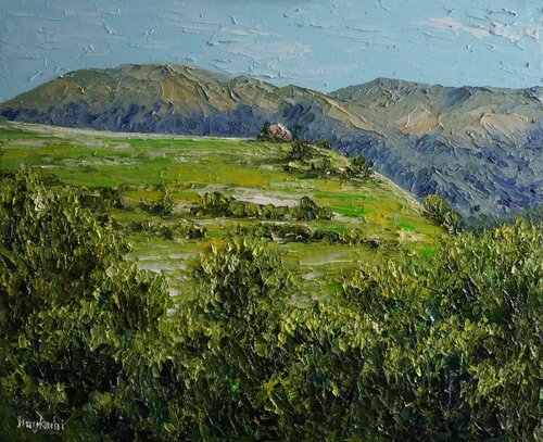 Landscape in Dilijan par Haykuhi Khachatryan, Peinture en vente sur Singulart