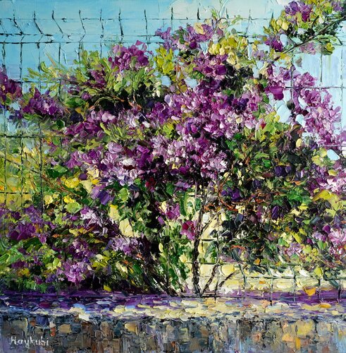 Whispers of Spring di Haykuhi Khachatryan, Pittura in vendita su Singulart