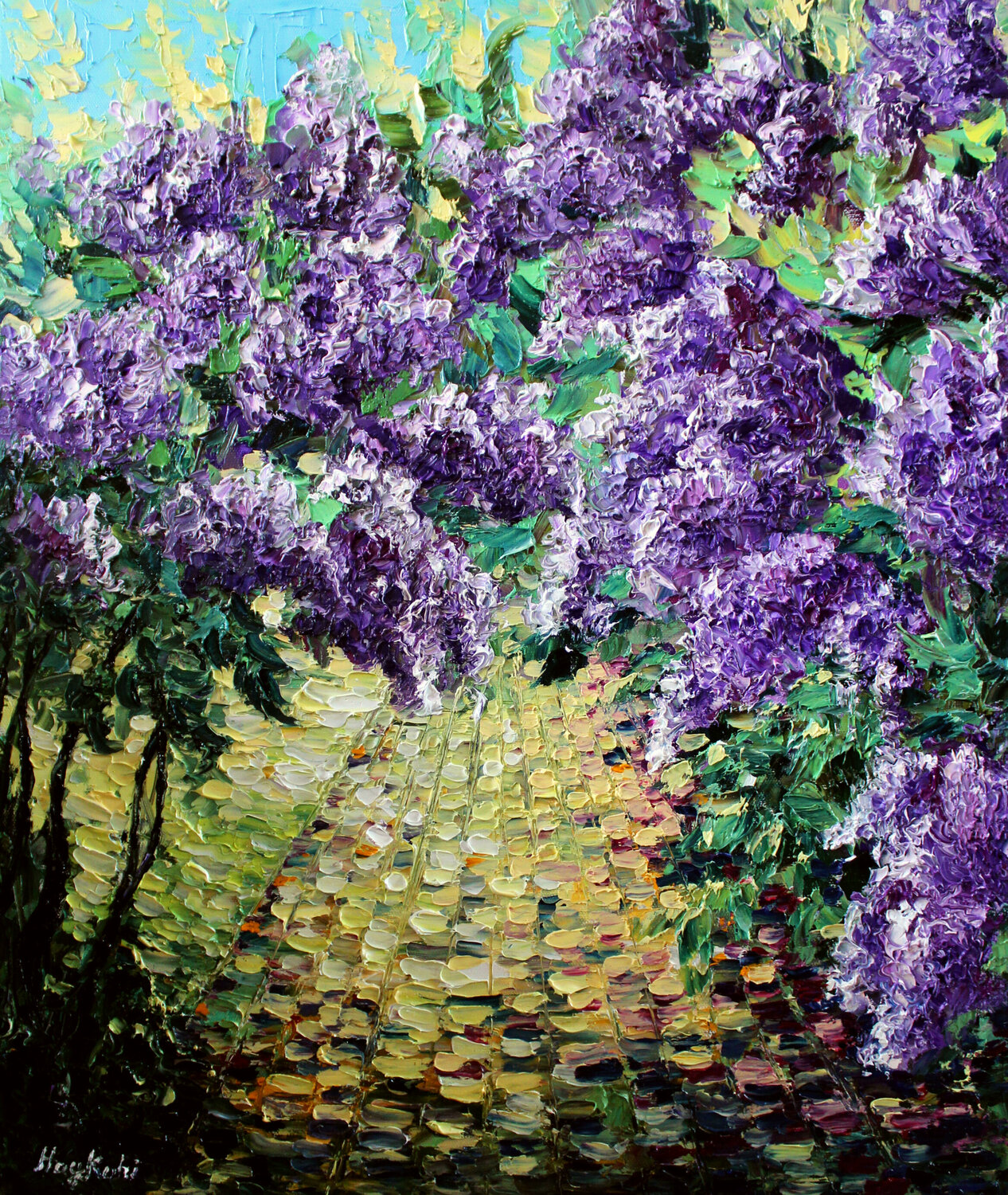 Lilac trees Haykuhi Khachatryan