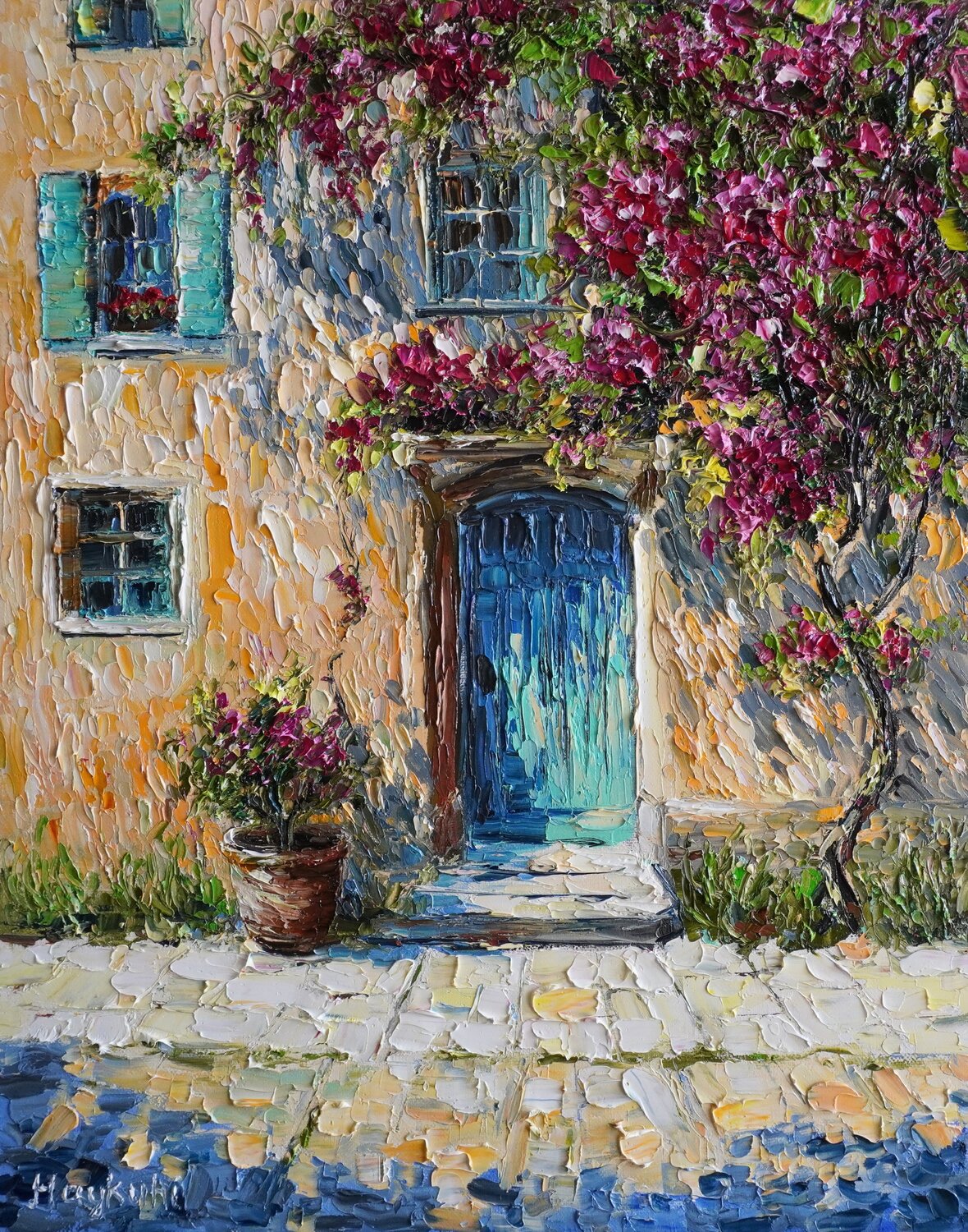 Floral old street Haykuhi Khachatryan