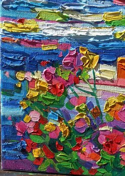 Colorful Santorini Vanya Georgieva