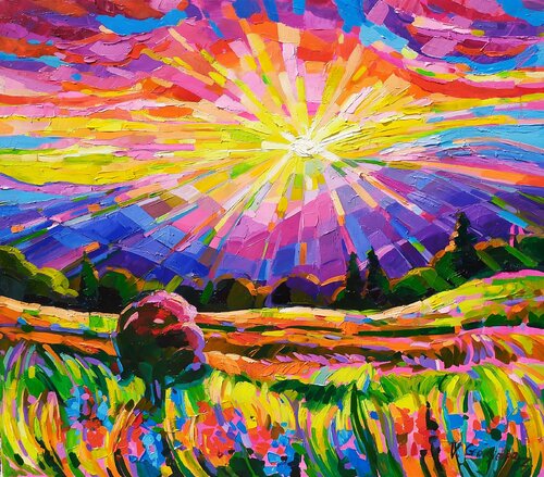 Breathing the light van Vanya Georgieva, Schilderij te koop op Singulart