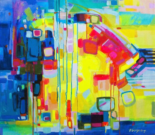 Abstract beam von Vanya Georgieva, Malerei kaufen auf Singulart