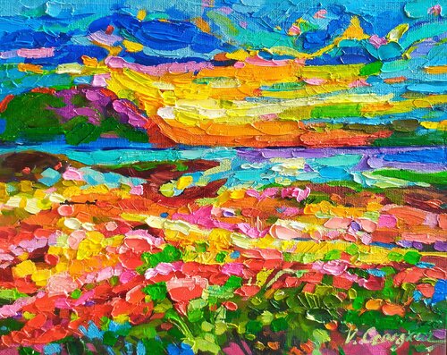 Red poppies von Vanya Georgieva, Malerei kaufen auf Singulart