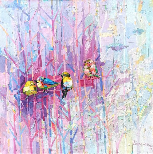 The rose forest von Vanya Georgieva, Malerei kaufen auf Singulart