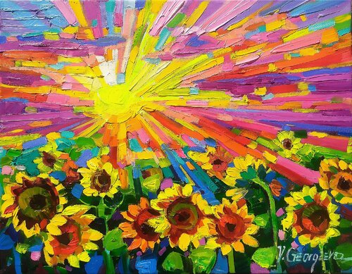 Sun lovers von Vanya Georgieva, Malerei kaufen auf Singulart