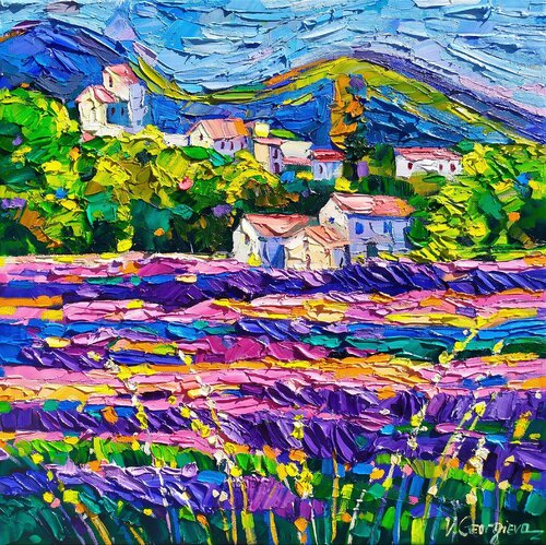 Spring day in Provence von Vanya Georgieva, Malerei kaufen auf Singulart