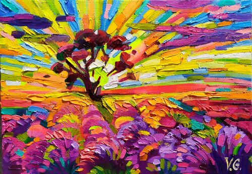 Lavender joy von Vanya Georgieva, Malerei kaufen auf Singulart