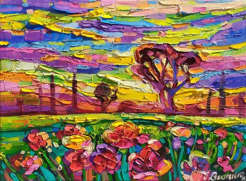 At sunset von Vanya Georgieva, Malerei kaufen auf Singulart