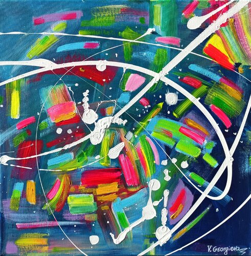 Lunar runner di Vanya Georgieva, Pittura in vendita su Singulart