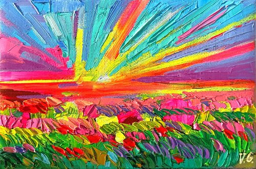 Joyful fields 2 von Vanya Georgieva, Malerei kaufen auf Singulart