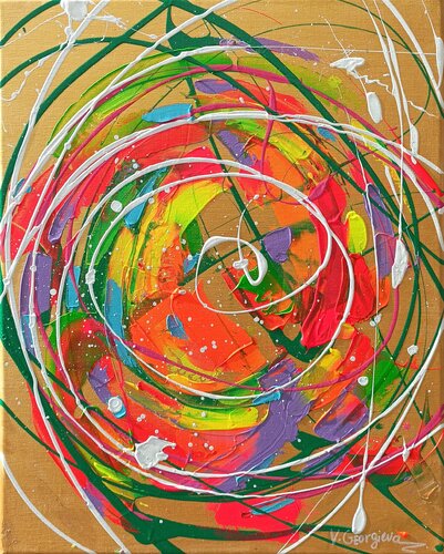 Fireworks 2 by Vanya Georgieva, 회화 for Sale on Singulart