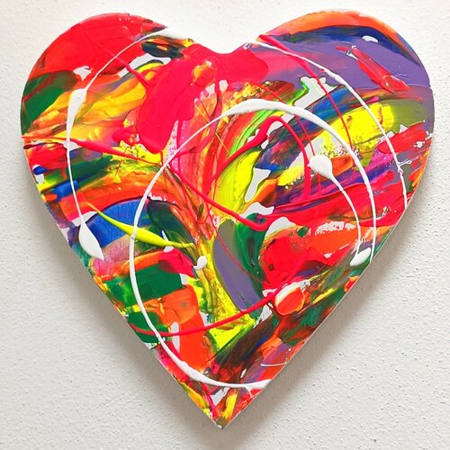 Abstract Heart 2 von Vanya Georgieva, Malerei kaufen auf Singulart