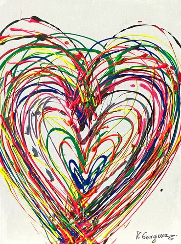 The colours of my heart von Vanya Georgieva, Malerei kaufen auf Singulart