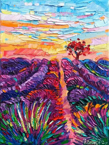 Just Lavender di Vanya Georgieva, Pittura in vendita su Singulart