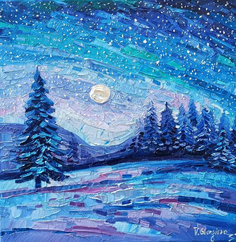 Blue silence von Vanya Georgieva, Malerei kaufen auf Singulart