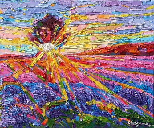 Lavender Sings 3 di Vanya Georgieva, Pittura in vendita su Singulart