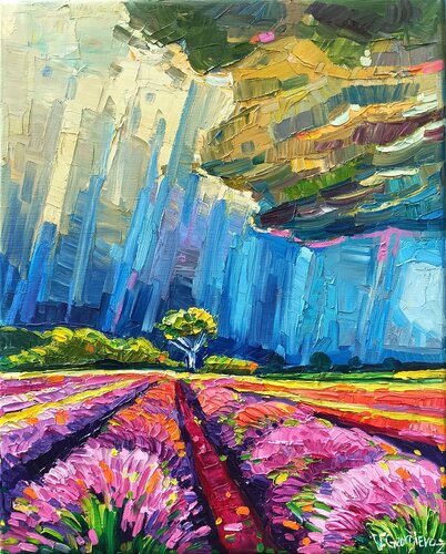 The Rain Is approaching von Vanya Georgieva, Malerei kaufen auf Singulart
