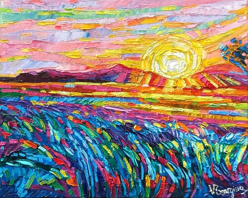 Hot Summer light 3 von Vanya Georgieva, Malerei kaufen auf Singulart