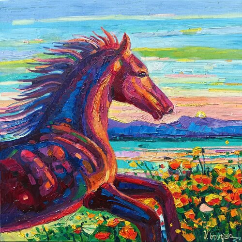 Towards Sunset van Vanya Georgieva, Schilderij te koop op Singulart